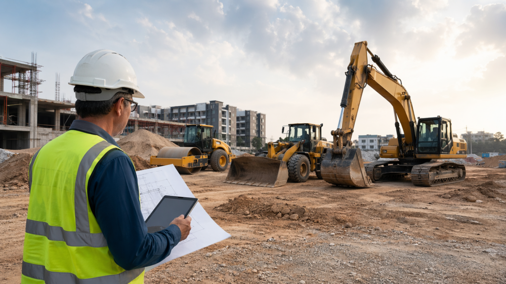 Como escolher o equipamento certo para o seu tipo de obra